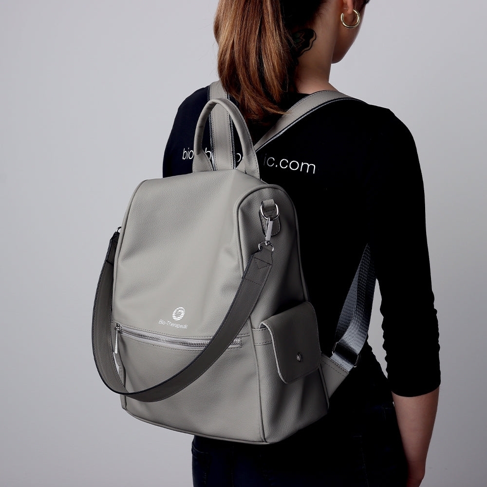 😍Bio-therapuetics! Light Gray Women's Convertible Backpack Tote - Unbranded